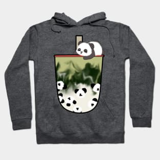 Panda Matcha Boba Milk Tea Hoodie